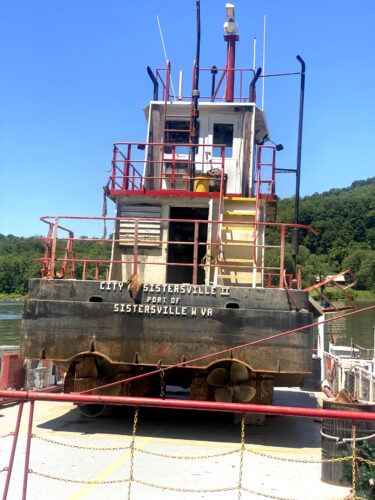 Historic Sistersville Ferry faces uncertain future after tugboat deemed total loss